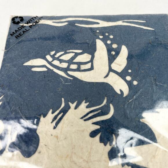 The Great Elephant Poo Poo Paper Blue Turtle Note Box New - Picture 13 of 14